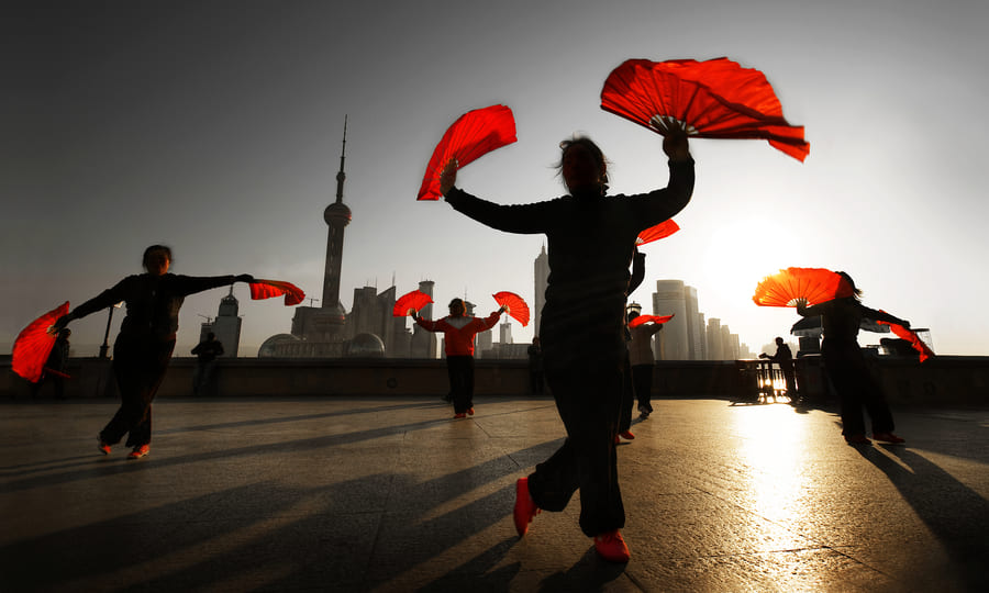 gente bailando en china